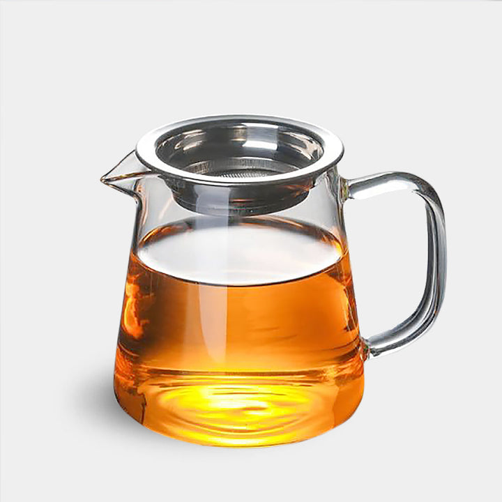 Einzelne Tasse Glas Teekanne – Moderner loser Teezieher | Karnz