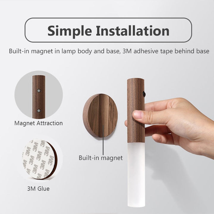 Drahtlose LED Smart Sensor Nacht Wandlampe | Karnz