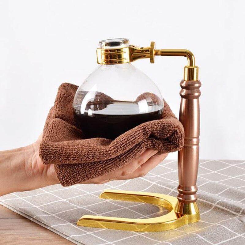 Eleganter Glas Siphon Kaffeezubereiter
