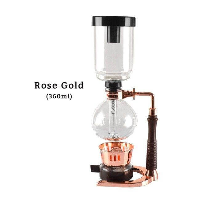 Eleganter Glas-Siphon-Kaffeekocher | Karnz