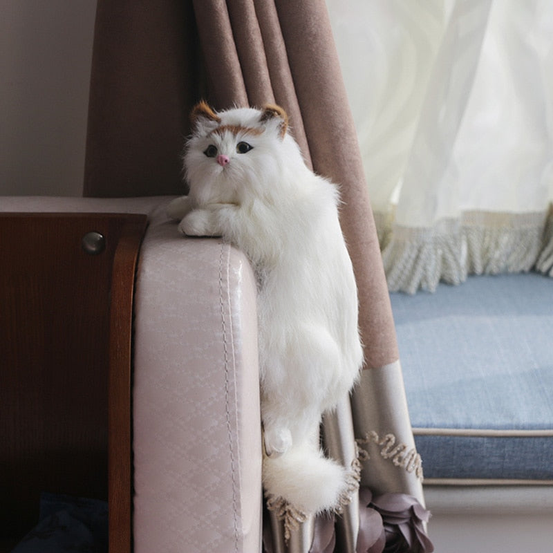 Süßes Plüschkatze Home Desk Figur Figur Dekor | Karnz