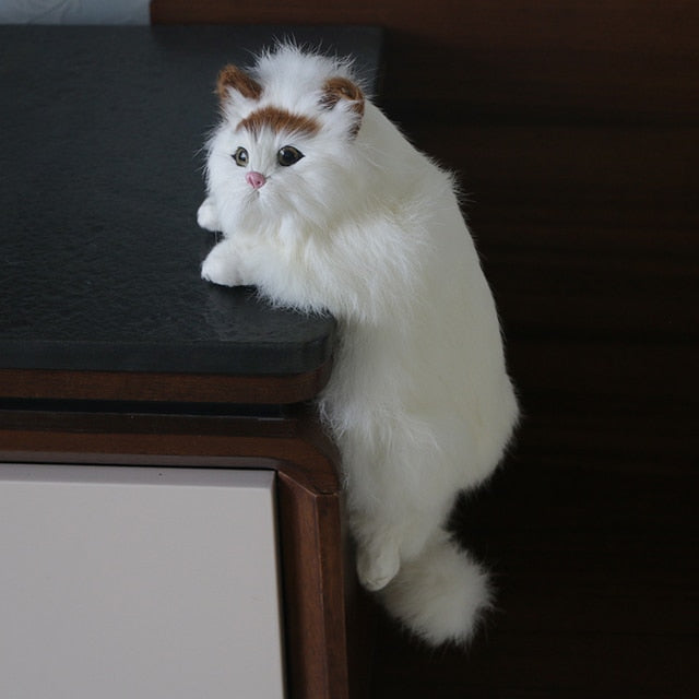 Süßes Plüschkatze Home Desk Figur Figur Dekor | Karnz