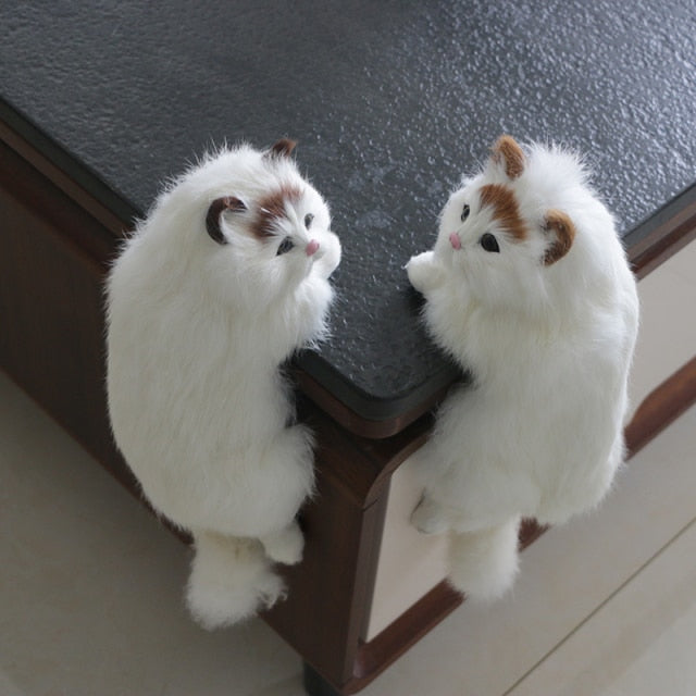 Süßes Plüschkatze Home Desk Figur Figur Dekor | Karnz