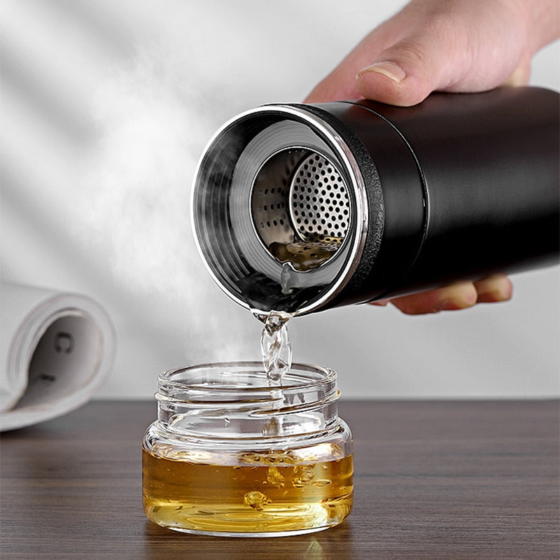 Eleganter Haltbarer Einfacher Tee-Infuser-Thermos | Karnz