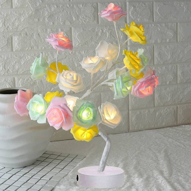 Beleuchteter Rosenbaum - LumiRose | Karnz