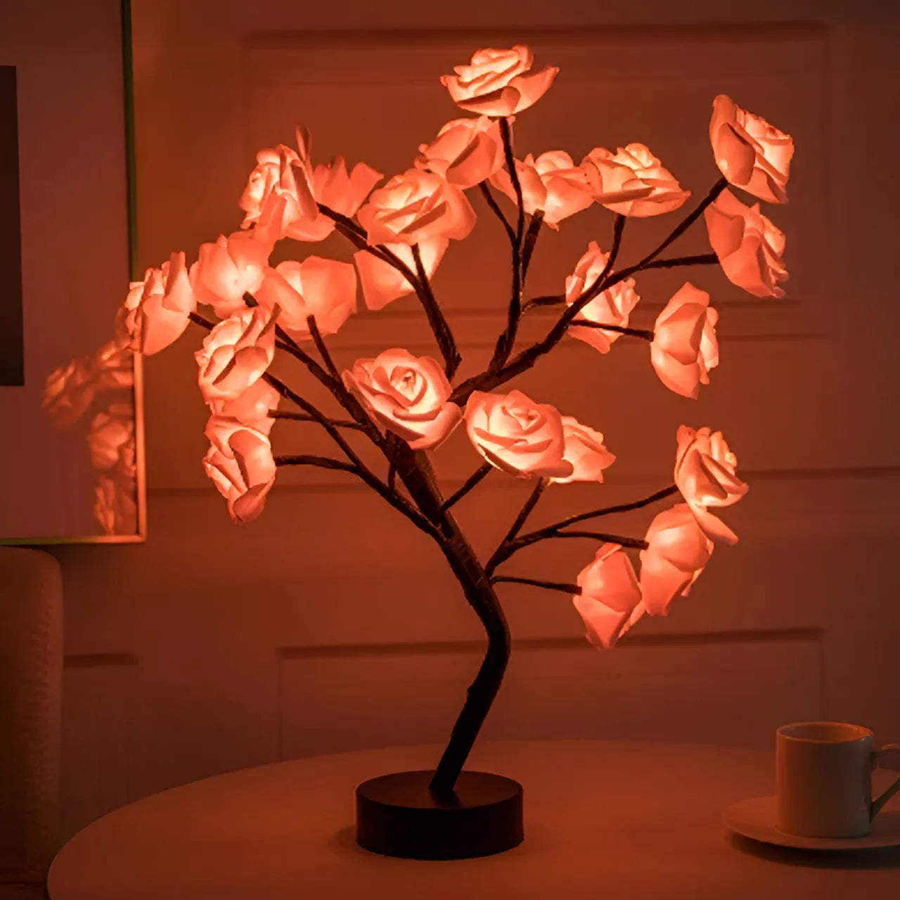 Beleuchteter Rosenbaum - LumiRose | Karnz