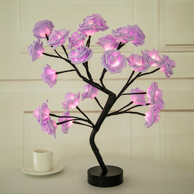 Beleuchteter Rosenbaum - LumiRose | Karnz