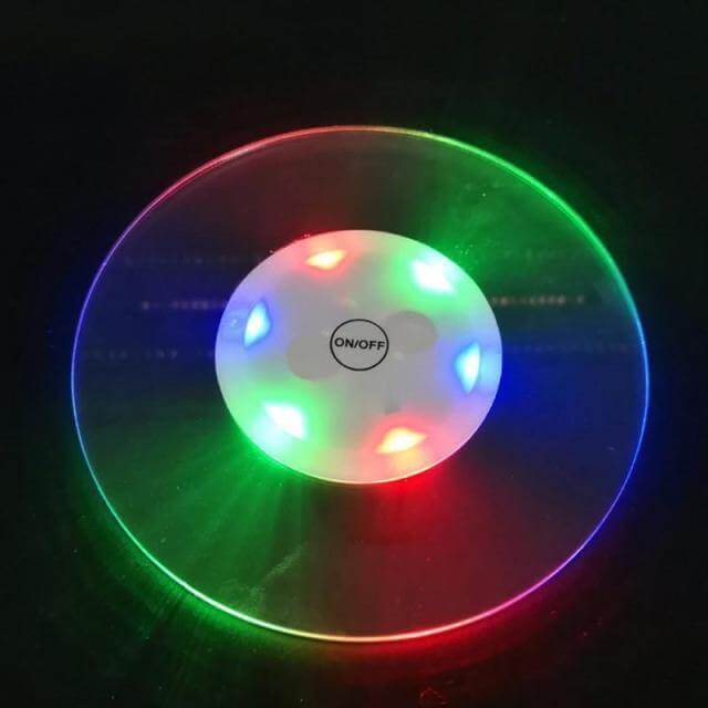 Acryl Ultra-Dünner LED-Untersetzer
