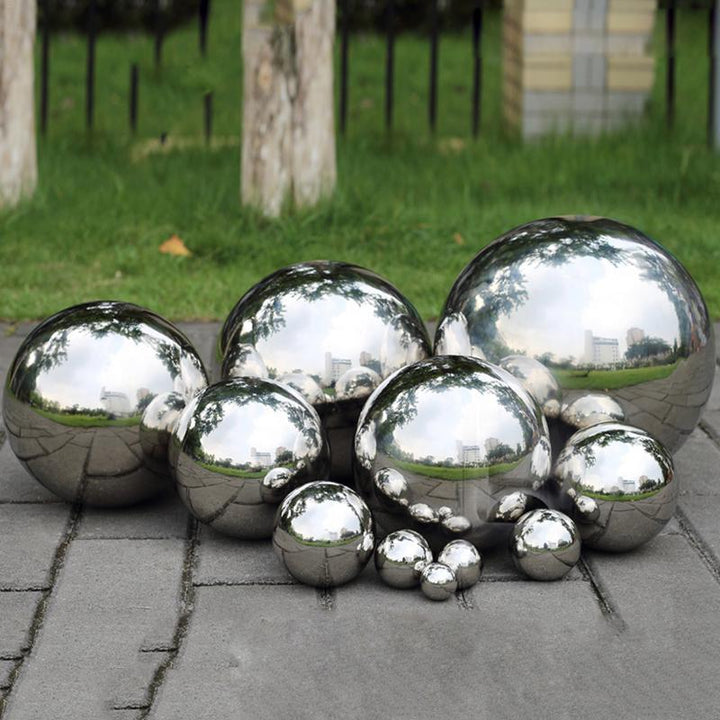 Edelstahl Spiegelball Garten Dekor