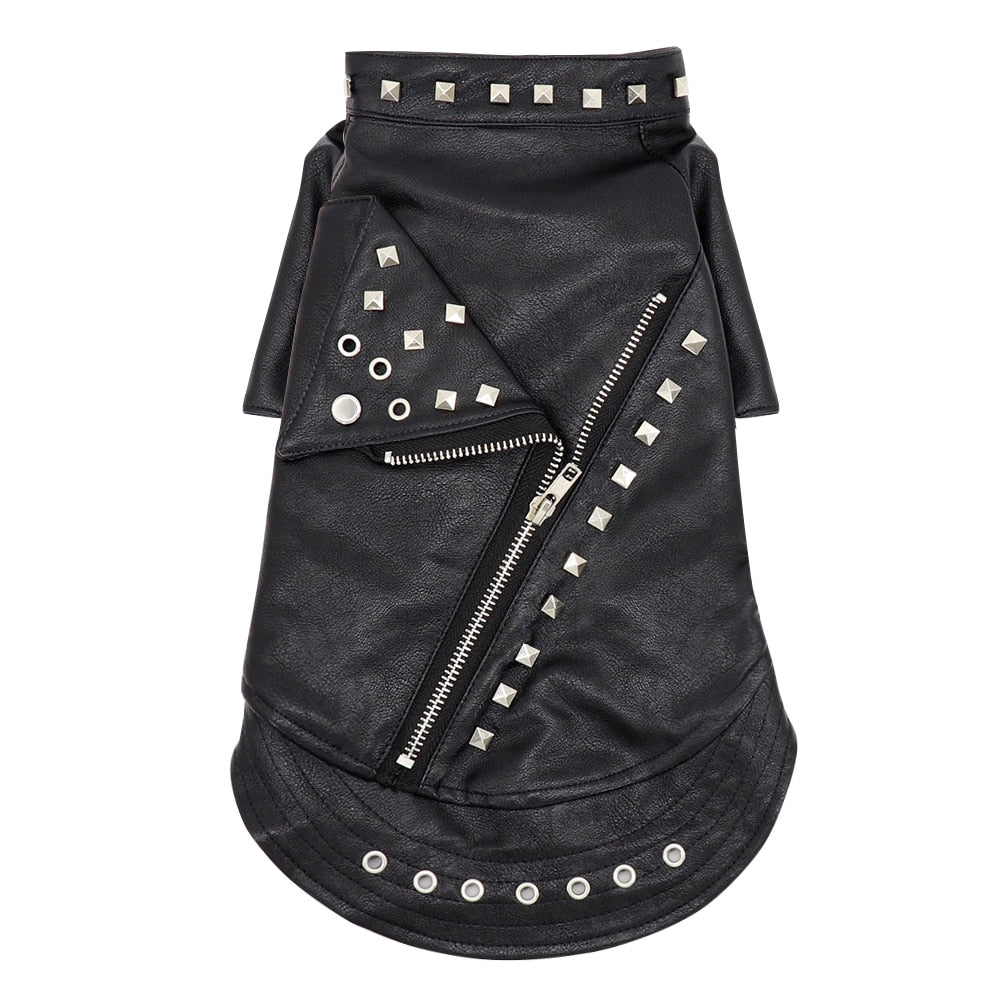 Karnz | Coole niedliche Leder Haustierjacke