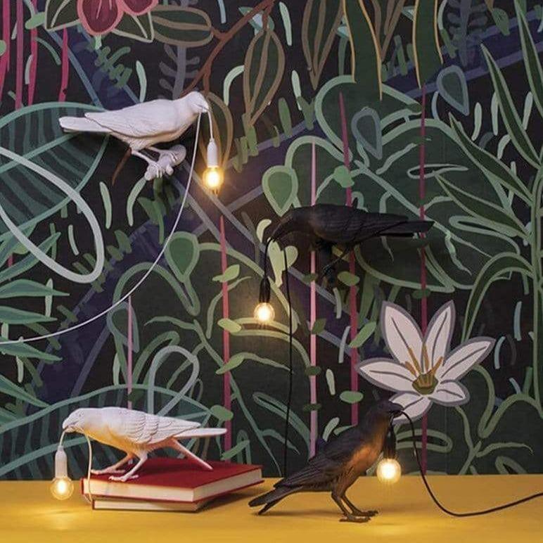 Die Raben Vogel Lampe