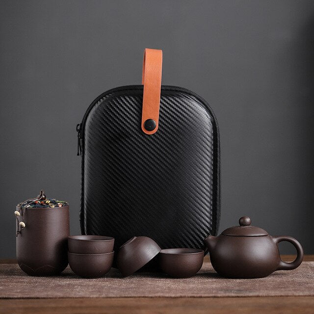 Keramik Teekannen Set