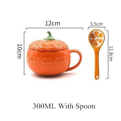 Kreative Keramische Kürbis Tasse Becher | Karnz