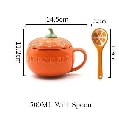 Kreative Keramische Kürbis Tasse Becher | Karnz