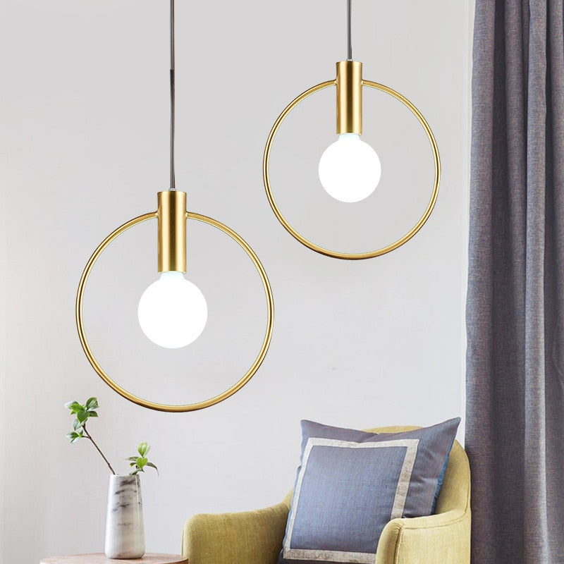 Moderne nordische Glaspendelleuchten