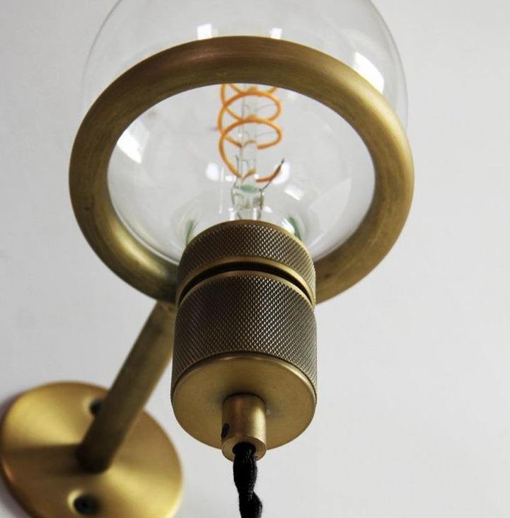 Nordic Retro Ring Wandlampe mit Spiegel | Karnz