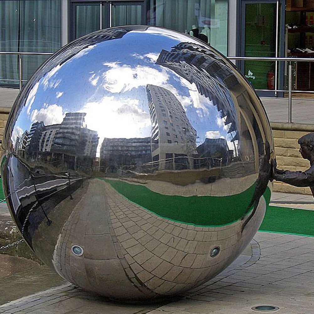 Edelstahl Spiegelball Garten Dekor