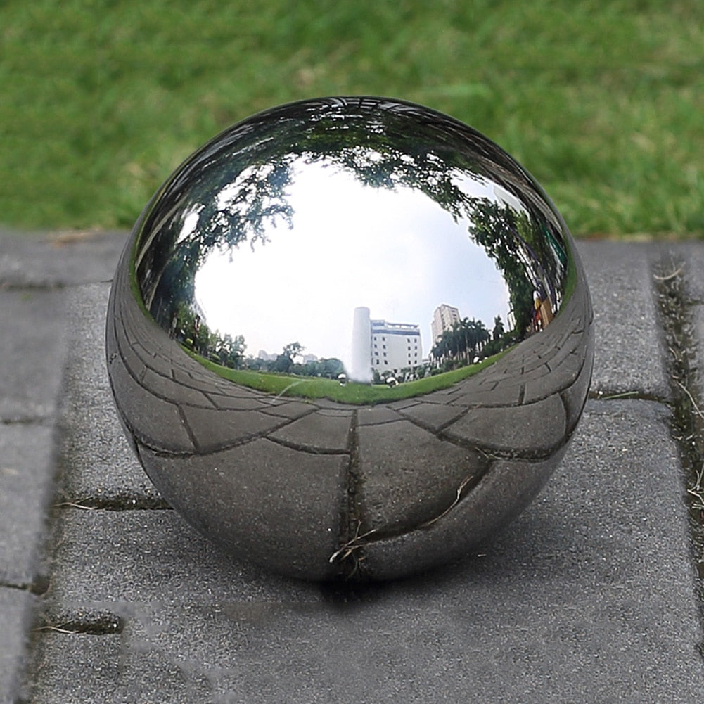 Edelstahl Spiegelball Garten Dekor