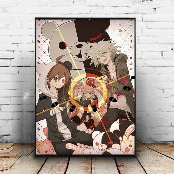 Hope's Peak Anime - Leinwand Wandkunst Malerei