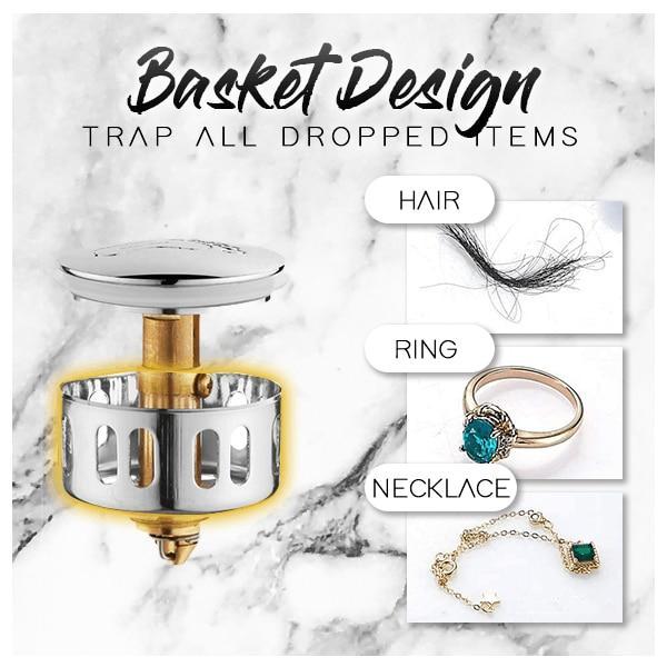 Basin Pop-Up Drain Filter | Karnz