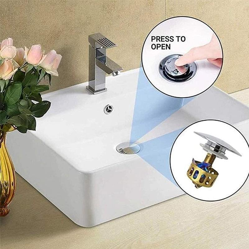 Basin Pop-Up Drain Filter | Karnz