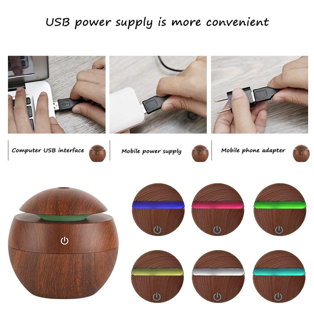 Kreativer bunter LED Ultraschall Aromadiffusor