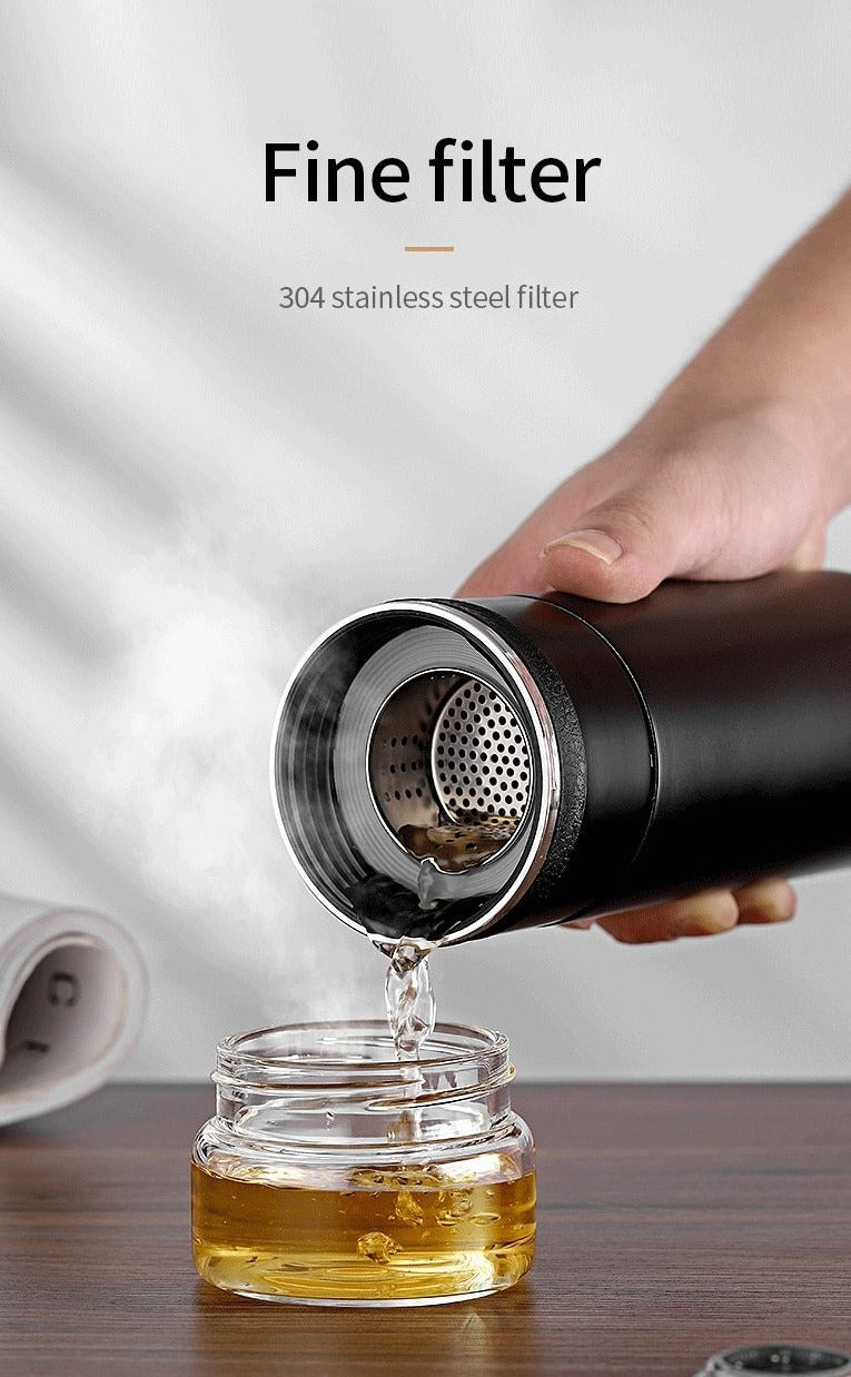 Eleganter Haltbarer Einfacher Tee-Infuser-Thermos | Karnz