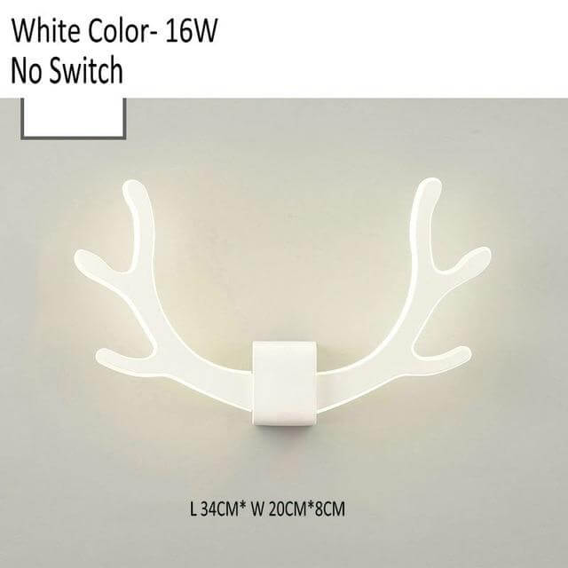 Kreative Rehgeweih Wandlampe mit Bewegungssensor