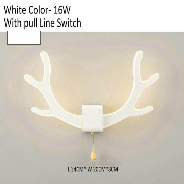 Kreative Rehgeweih Wandlampe mit Bewegungssensor