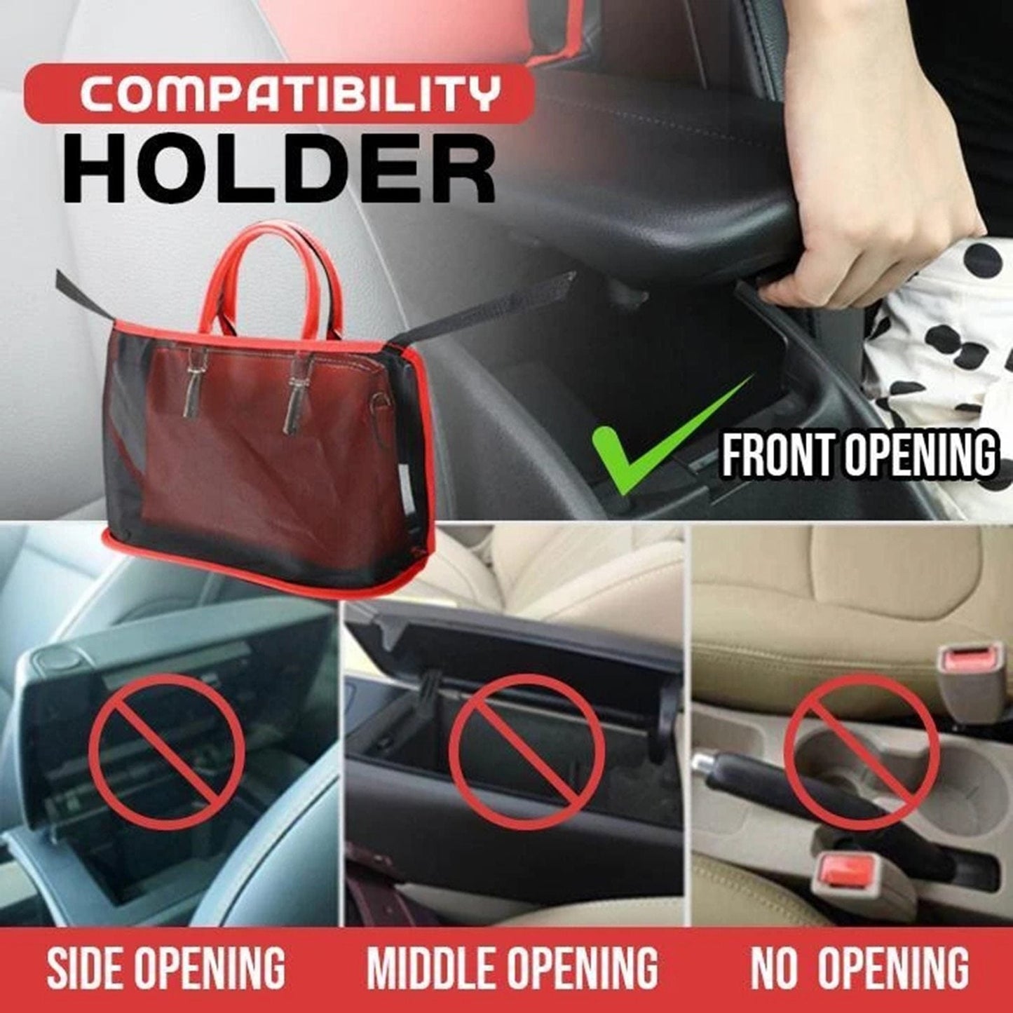 Auto-Netztasche Handtaschenhalter | Karnz