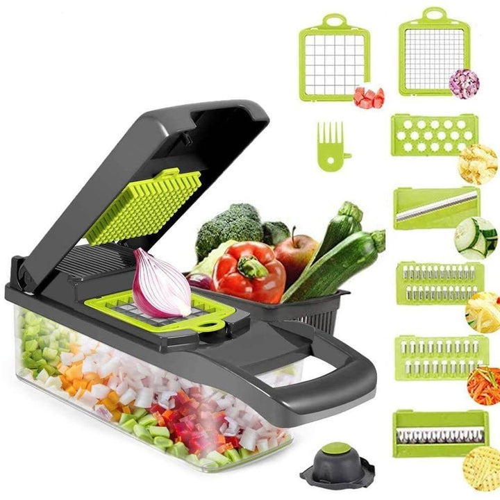 6 Klingen Gemüse Obst Schneider mit Box | Karnz