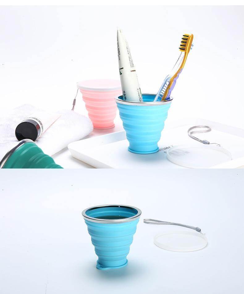 Faltbecher Easy Silikon Reisebecher | Karnz