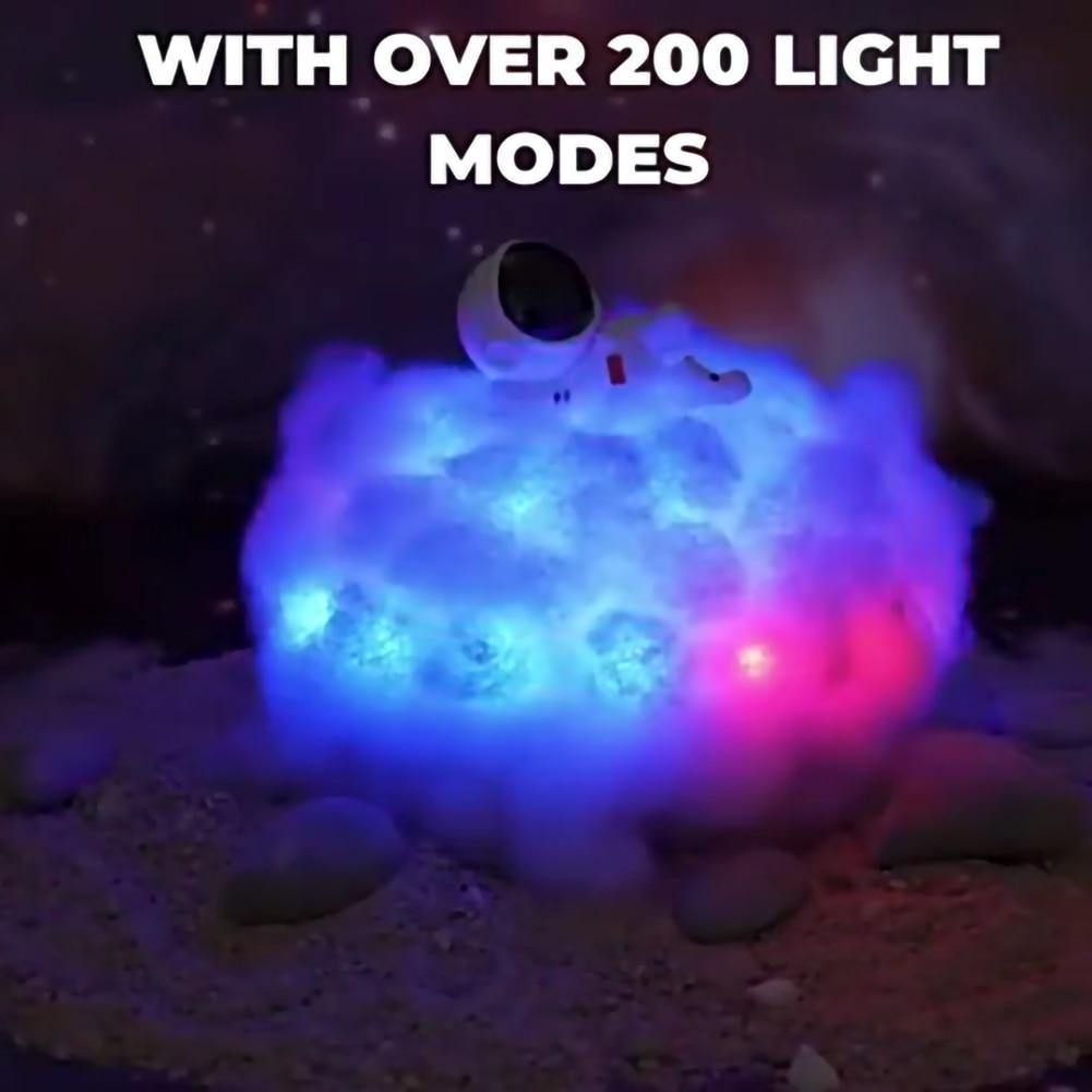 Astronaut Farbige Wolken Nachtlicht | Karnz