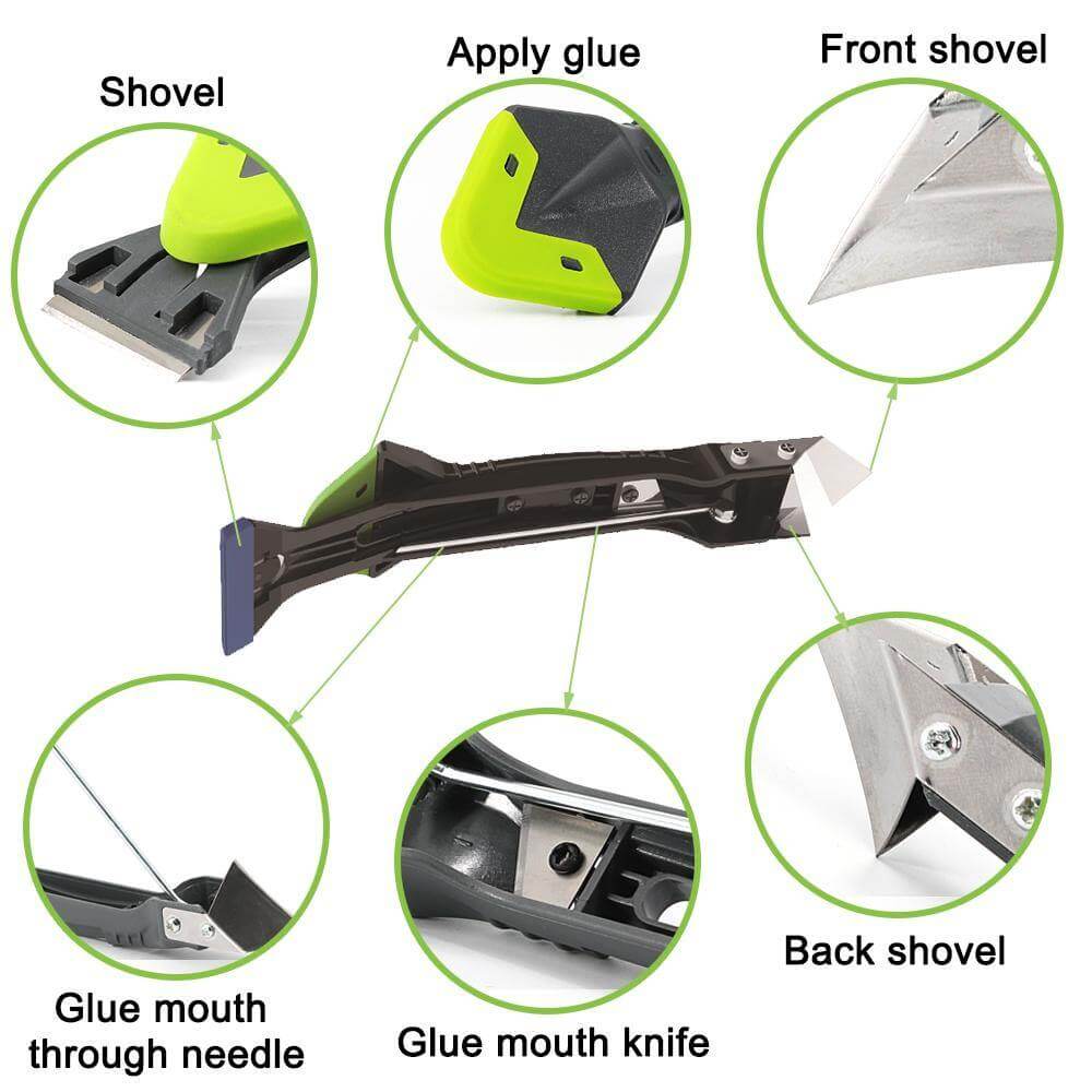 5in1 Silikon Entferner Schaber Reparatur Werkzeug | Karnz
