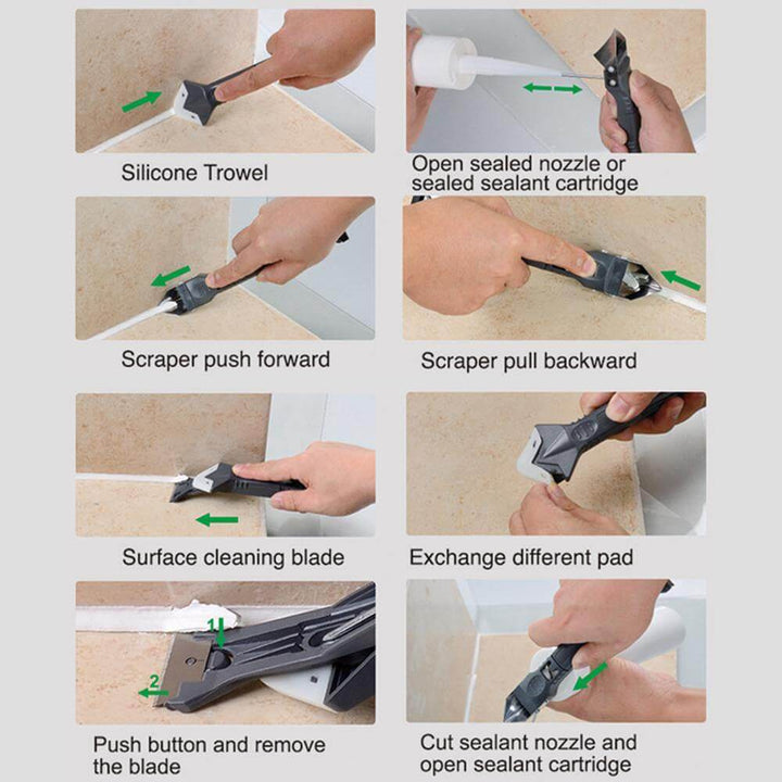 5in1 Silikon Entferner Schaber Reparatur Werkzeug | Karnz