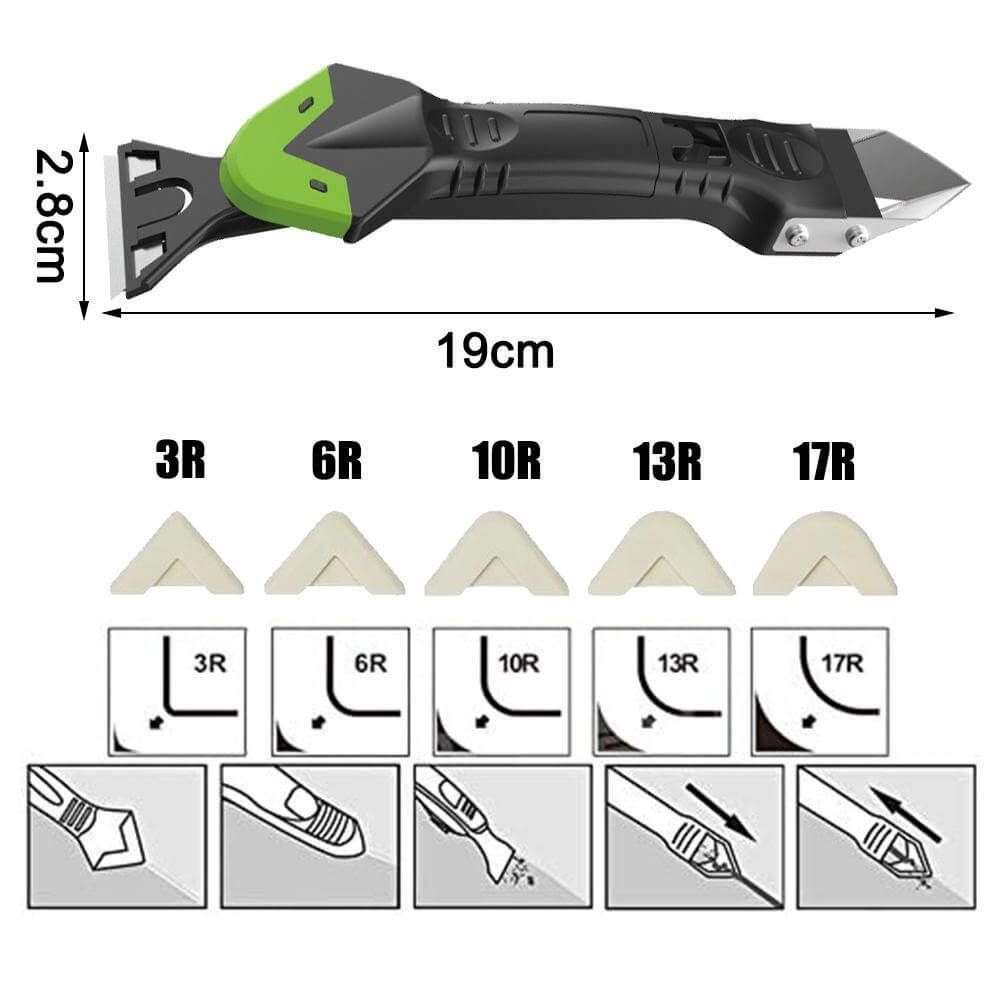 5in1 Silikon Entferner Schaber Reparatur Werkzeug | Karnz