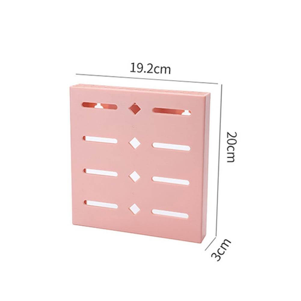 2PCS Quadrat Pastell Mavi Wandmontierter Messerorganizer | Karnz
