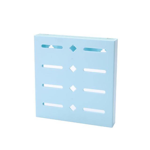 2PCS Quadrat Pastell Mavi Wandmontierter Messerorganizer | Karnz
