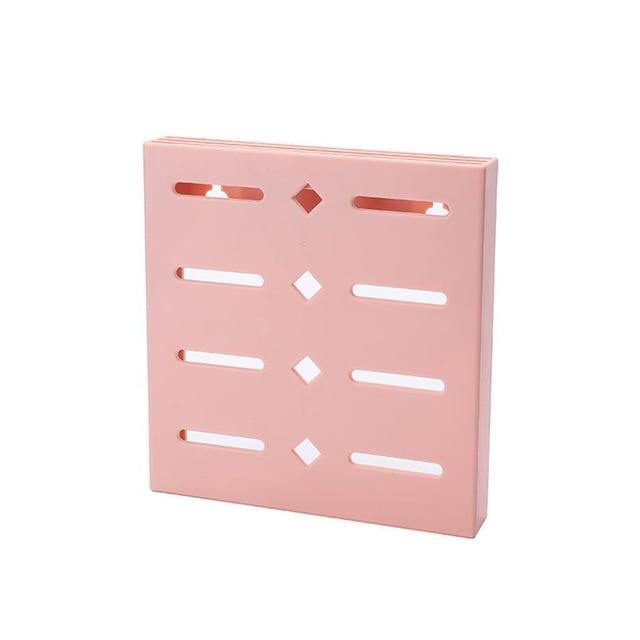 2PCS Quadrat Pastell Mavi Wandmontierter Messerorganizer | Karnz