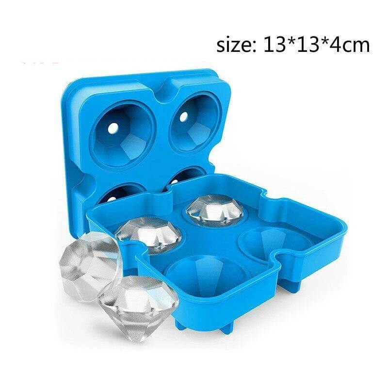 Diamantform 3D Eiswürfelform Tray