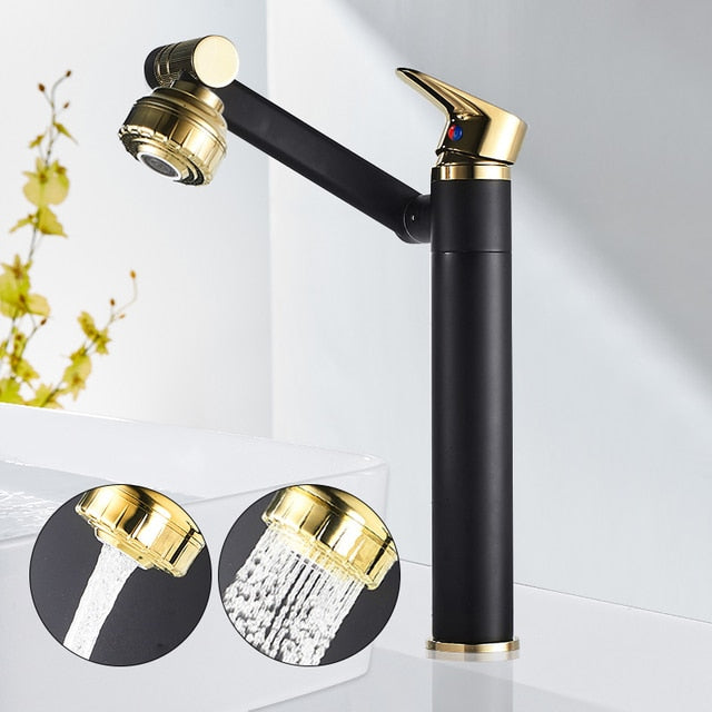 Elegante Luxus Rotierender Becken Wasserhahn