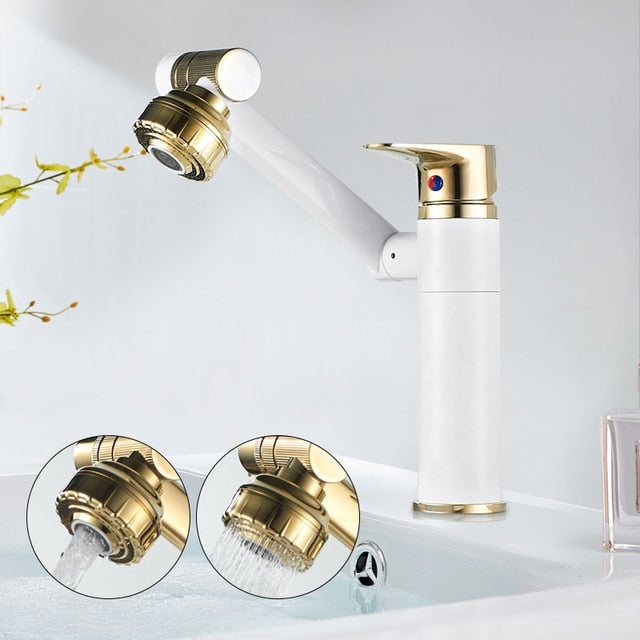 Elegante Luxus Rotierender Becken Wasserhahn