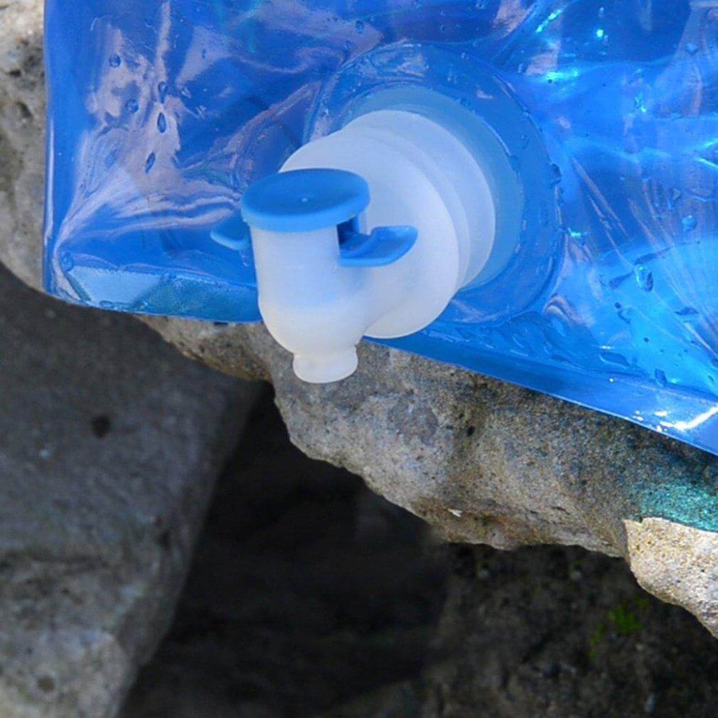 Faltbare Outdoor-Wasserbeutel mit Wasserhahn | Karnz