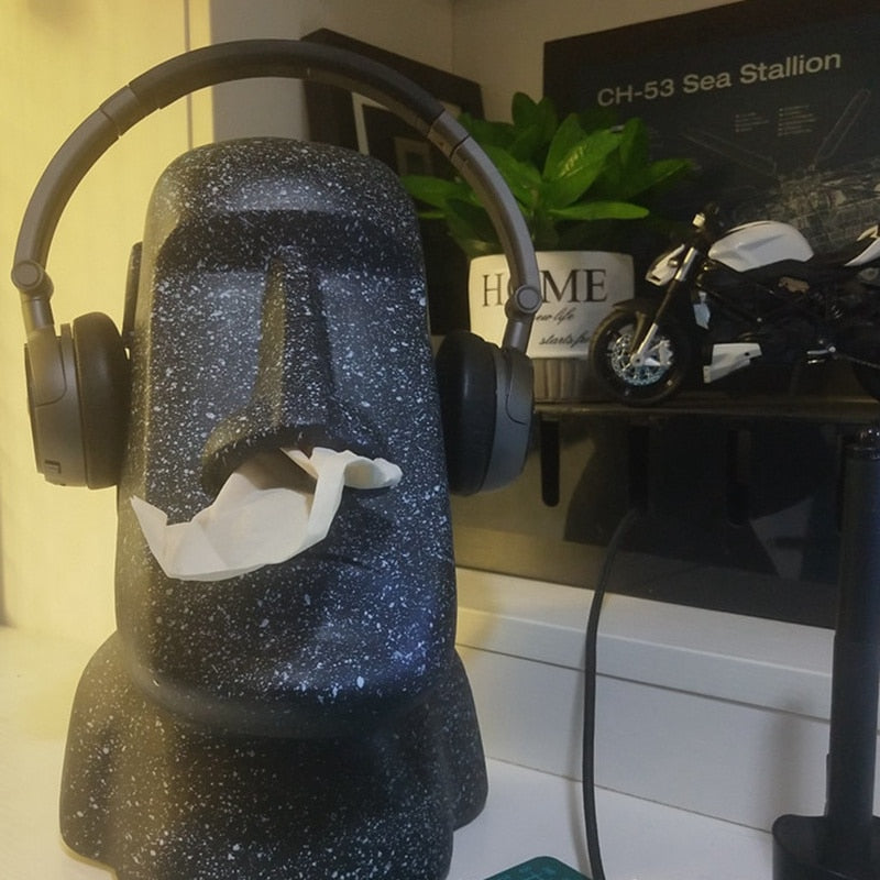 Stein Statue Tissue Box | Karnz