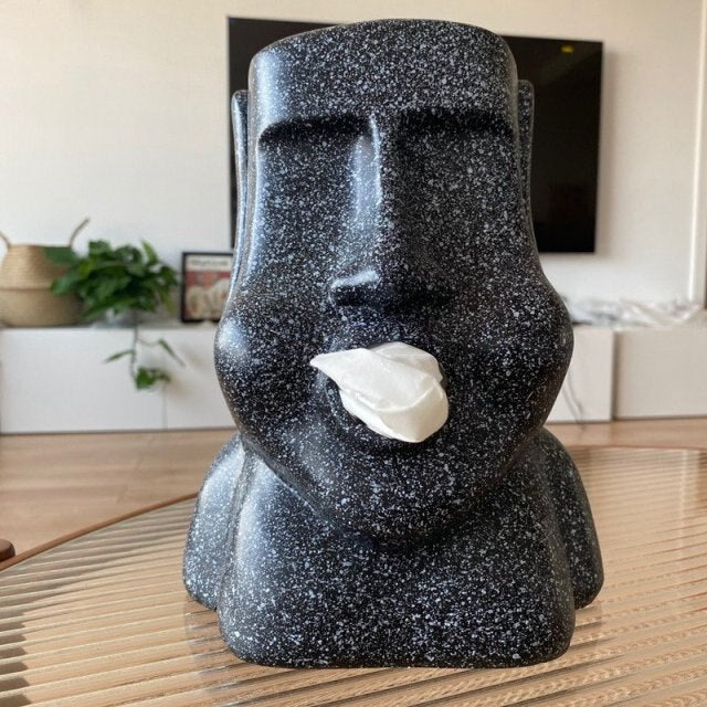 Stein Statue Tissue Box | Karnz