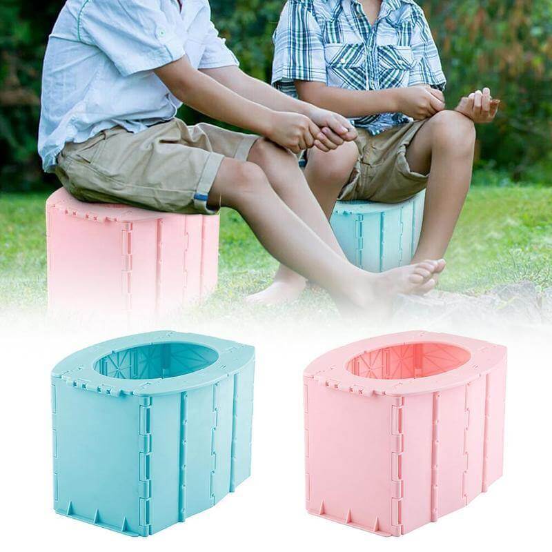 Tragbare mobile faltbare Camping-Toilette | Karnz