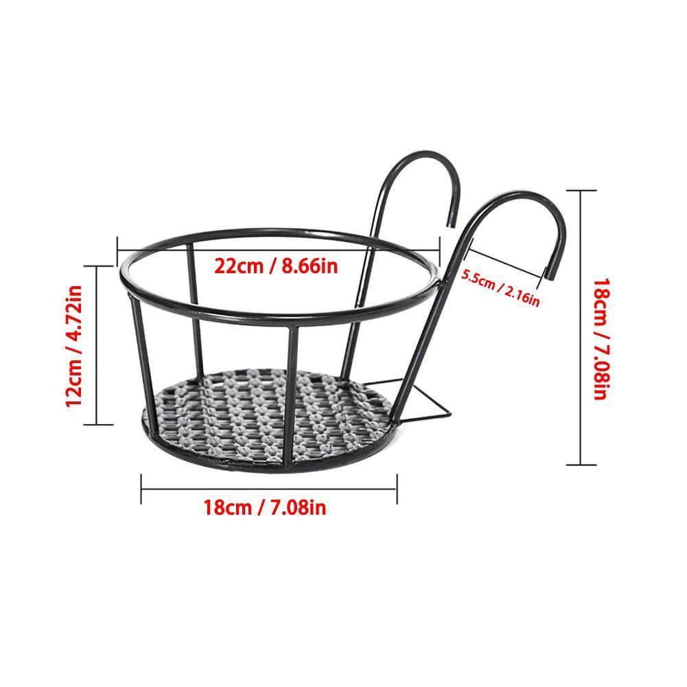 Eisen Outdoor Hängende Körbe Blumentopf Halter | Karnz