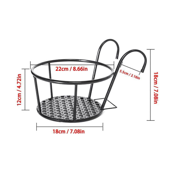 Eisen Outdoor Hängende Körbe Blumentopf Halter | Karnz