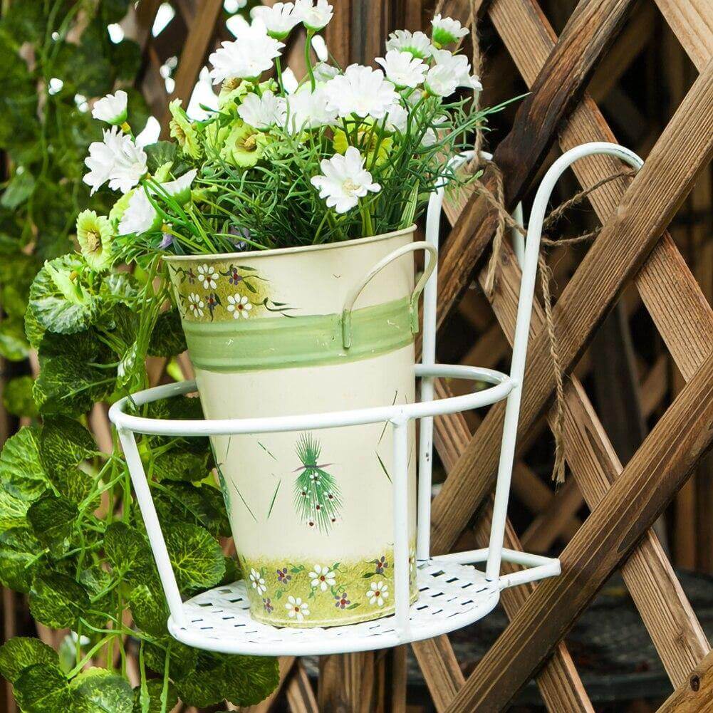 Eisen Outdoor Hängende Körbe Blumentopf Halter | Karnz