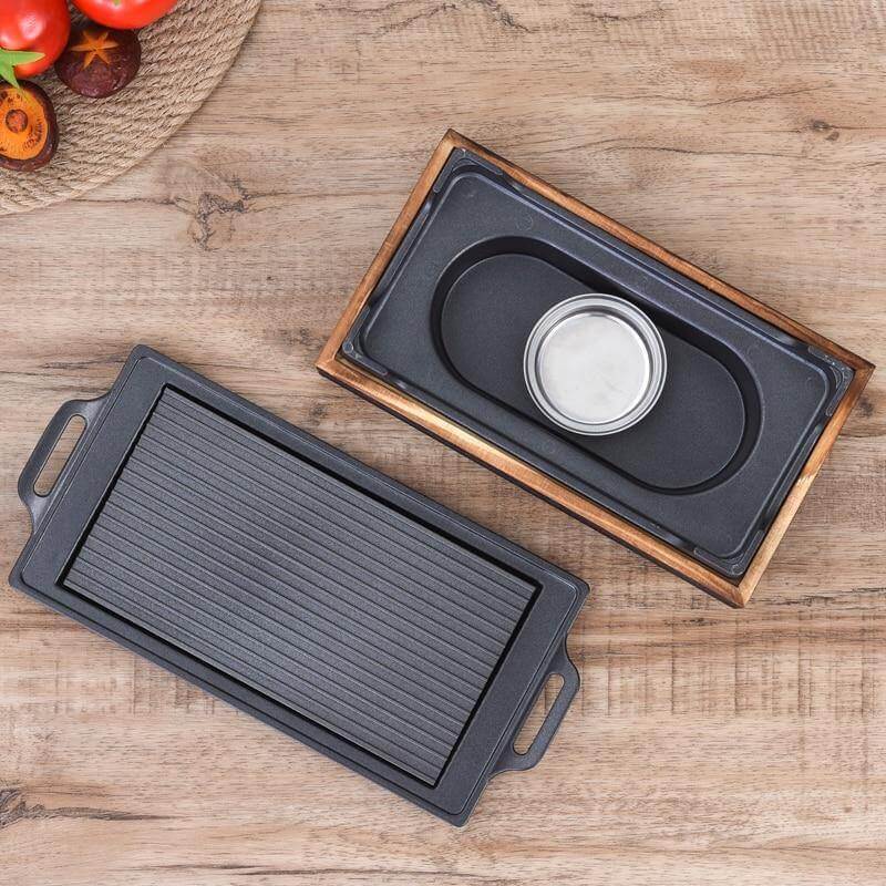 Raucharmer tragbarer japanischer Antihaft-BBQ-Grill | Karnz